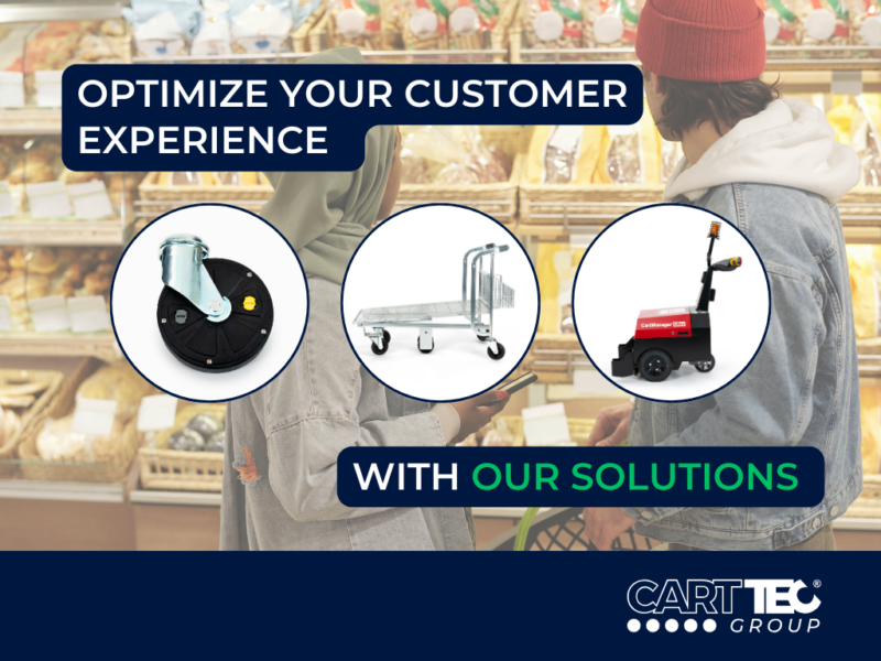 Carttec solutions for supermarkets: optimising customer experience and operational efficiency