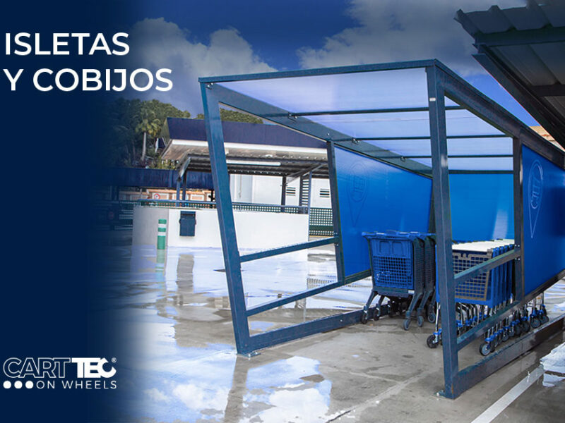Carttec revolutionises supermarket trolley shelters and islands