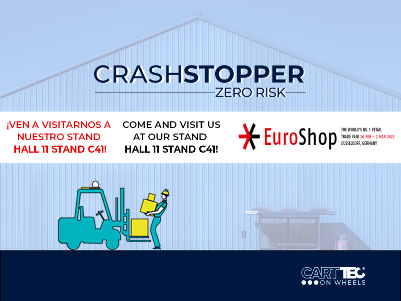 Crash Stopper estará en Euroshop 2023 en Düsseldorf