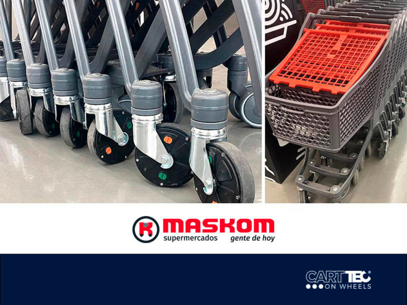 Maskom Supermercados chooses CartControl from Carttec to protect its shopping trolleys in Fuengirola.