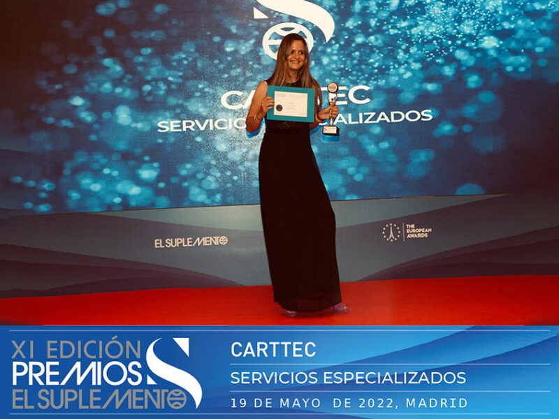Carttec es galardonado con el premio a los Servicios Especializados que otorga cada año “El Suplemento”