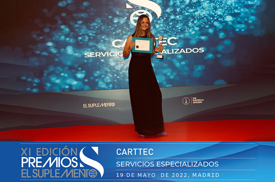 You are currently viewing Carttec is awarded the prize for Specialised Services given annually by “El Suplemento”