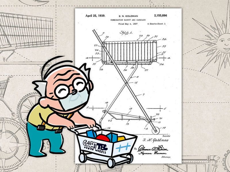 The then and now of supermarket trolleys, by Julius Cartson